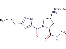(2S,4R)-4-amino-N-methyl-1-[(3-propyl-1H-pyrazol-5-yl)carbonyl]pyrrolidine-2-carboxamide