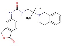 N-[2-(3,4-dihydroisoquinolin-2(1H)-yl)-2-methylpropyl]-N'-(1-oxo-1,3-dihydro-2-benzofuran-5-yl)urea