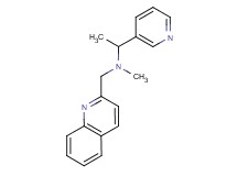 N-methyl-1-pyridin-3-yl-N-(quinolin-2-ylmethyl)ethanamine
