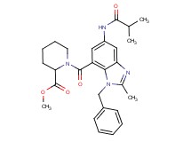 methyl 1-{[1-benzyl-5-(isobutyrylamino)-2-methyl-1H-benzimidazol-7-yl]carbonyl}-2-piperidinecarboxylate