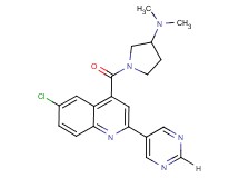1-[(6-chloro-2-pyrimidin-5-ylquinolin-4-yl)carbonyl]-N,N-dimethylpyrrolidin-3-amine