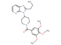 2-propyl-3-[1-(3,4,5-trimethoxybenzoyl)-4-piperidinyl]-3H-imidazo[4,5-b]pyridine