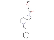 7-(2-cyclohexylethyl)-2-(3-methoxypropanoyl)-2,7-diazaspiro[4.5]decane