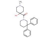 4-[(3,3-diphenylpiperidin-1-yl)carbonyl]-1-methylpiperidin-4-ol