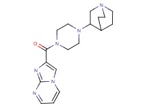 2-{[4-(1-azabicyclo[2.2.2]oct-3-yl)-1-piperazinyl]carbonyl}imidazo[1,2-a]pyrimidine