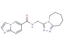 N-(6,7,8,9-tetrahydro-5H-[1,2,4]triazolo[4,3-a]azepin-3-ylmethyl)imidazo[1,2-a]pyridine-6-carboxamide