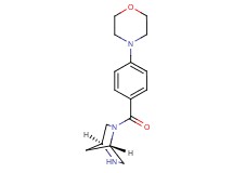 rel-(1S,4S)-2-[4-(4-morpholinyl)benzoyl]-2,5-diazabicyclo[2.2.1]heptane bis(trifluoroacetate)
