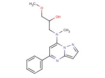 1-methoxy-3-[methyl(5-phenylpyrazolo[1,5-a]pyrimidin-7-yl)amino]-2-propanol