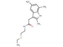 N-[2-(ethylthio)ethyl]-2-(2,5,7-trimethyl-1H-indol-3-yl)acetamide