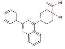 4-hydroxy-1-(2-phenylquinazolin-4-yl)piperidine-4-carboxylic acid