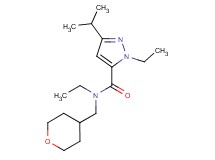 N,1-diethyl-3-isopropyl-N-(tetrahydro-2H-pyran-4-ylmethyl)-1H-pyrazole-5-carboxamide