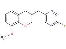 5-fluoro-2-[(8-methoxy-3,4-dihydro-2H-chromen-3-yl)methyl]pyridine