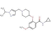 N-cyclopropyl-2-({1-[(1-isopropyl-1H-pyrazol-4-yl)methyl]-4-piperidinyl}oxy)-4-methoxybenzamide