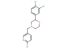 4-[(6-chloropyridin-3-yl)methyl]-2-(3,4-dichlorophenyl)morpholine