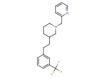2-[(3-{2-[3-(trifluoromethyl)phenyl]ethyl}-1-piperidinyl)methyl]pyridine