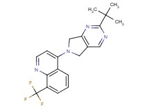 4-(2-tert-butyl-5,7-dihydro-6H-pyrrolo[3,4-d]pyrimidin-6-yl)-8-(trifluoromethyl)quinoline