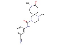 N-(3-cyanophenyl)-1,9-dimethyl-10-oxo-1,4,9-triazaspiro[5.6]dodecane-4-carboxamide