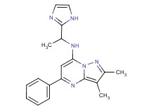N-[1-(1H-imidazol-2-yl)ethyl]-2,3-dimethyl-5-phenylpyrazolo[1,5-a]pyrimidin-7-amine