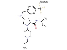 (4S)-N-isopropyl-1-(1-propyl-4-piperidinyl)-4-{[4-(trifluoromethyl)benzyl]amino}-L-prolinamide