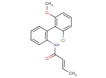 (2E)-N-(2'-chloro-6'-methoxybiphenyl-2-yl)but-2-enamide