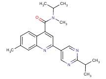 N-isopropyl-2-(2-isopropylpyrimidin-5-yl)-N,7-dimethylquinoline-4-carboxamide