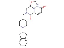 N-{[1-(2,3-dihydro-1H-inden-2-yl)-4-piperidinyl]methyl}-6-oxo-N-(tetrahydro-2-furanylmethyl)-1,6-dihydro-3-pyridazinecarboxamide