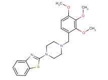 2-[4-(2,3,4-trimethoxybenzyl)-1-piperazinyl]-1,3-benzothiazole bis(trifluoroacetate)