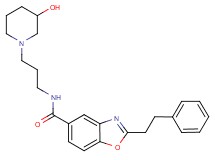 N-[3-(3-hydroxy-1-piperidinyl)propyl]-2-(2-phenylethyl)-1,3-benzoxazole-5-carboxamide