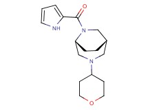 (1S*,5R*)-6-(1H-pyrrol-2-ylcarbonyl)-3-(tetrahydro-2H-pyran-4-yl)-3,6-diazabicyclo[3.2.2]nonane