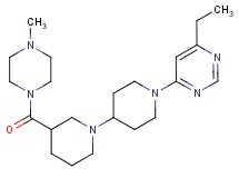 1'-(6-ethylpyrimidin-4-yl)-3-[(4-methylpiperazin-1-yl)carbonyl]-1,4'-bipiperidine