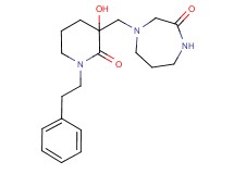 4-{[3-hydroxy-2-oxo-1-(2-phenylethyl)piperidin-3-yl]methyl}-1,4-diazepan-2-one