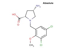 (4S)-4-amino-1-(3,5-dichloro-2-methoxybenzyl)-L-proline