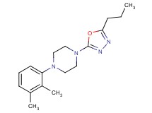 1-(2,3-dimethylphenyl)-4-(5-propyl-1,3,4-oxadiazol-2-yl)piperazine