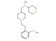 ({1-[2-(2-methoxyphenyl)ethyl]-4-piperidinyl}methyl)methyl(tetrahydro-2H-thiopyran-4-yl)amine