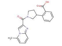 2-{1-[(5-methylimidazo[1,2-a]pyridin-2-yl)carbonyl]-3-pyrrolidinyl}benzoic acid