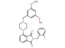 4-[4-(3,5-dimethoxybenzyl)-1-piperazinyl]-2-(2-fluorobenzyl)-1H-isoindole-1,3(2H)-dione