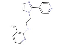 3-methyl-N-[2-(2-pyridin-4-yl-1H-imidazol-1-yl)ethyl]pyridin-2-amine