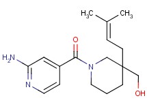 [1-(2-aminoisonicotinoyl)-3-(3-methyl-2-buten-1-yl)-3-piperidinyl]methanol