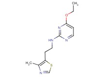 4-ethoxy-N-[2-(4-methyl-1,3-thiazol-5-yl)ethyl]pyrimidin-2-amine