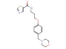 N-{3-[4-(4-morpholinylmethyl)phenoxy]propyl}-1,3-thiazole-5-carboxamide