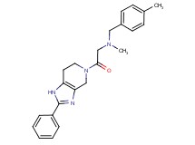 N-methyl-N-(4-methylbenzyl)-2-oxo-2-(2-phenyl-1,4,6,7-tetrahydro-5H-imidazo[4,5-c]pyridin-5-yl)ethanamine
