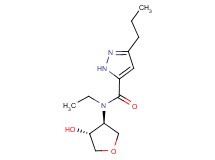 N-ethyl-N-[(3S*,4R*)-4-hydroxytetrahydro-3-furanyl]-3-propyl-1H-pyrazole-5-carboxamide