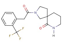 2-{[2-(trifluoromethyl)phenyl]acetyl}-2,7-diazaspiro[4.5]decan-6-one