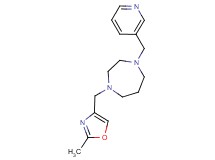 1-[(2-methyl-1,3-oxazol-4-yl)methyl]-4-(3-pyridinylmethyl)-1,4-diazepane