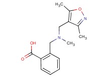 2-{[[(3,5-dimethylisoxazol-4-yl)methyl](methyl)amino]methyl}benzoic acid