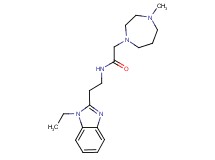 N-[2-(1-ethyl-1H-benzimidazol-2-yl)ethyl]-2-(4-methyl-1,4-diazepan-1-yl)acetamide