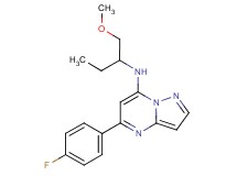 5-(4-fluorophenyl)-N-[1-(methoxymethyl)propyl]pyrazolo[1,5-a]pyrimidin-7-amine