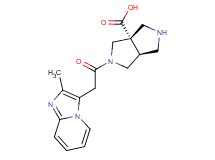(3aS*,6aS*)-2-[(2-methylimidazo[1,2-a]pyridin-3-yl)acetyl]hexahydropyrrolo[3,4-c]pyrrole-3a(1H)-carboxylic acid