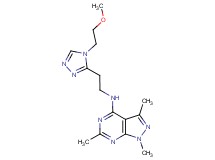 N-{2-[4-(2-methoxyethyl)-4H-1,2,4-triazol-3-yl]ethyl}-1,3,6-trimethyl-1H-pyrazolo[3,4-d]pyrimidin-4-amine