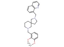 8-{[7-(2,3-dimethoxybenzyl)-2,7-diazaspiro[4.5]dec-2-yl]methyl}quinoline